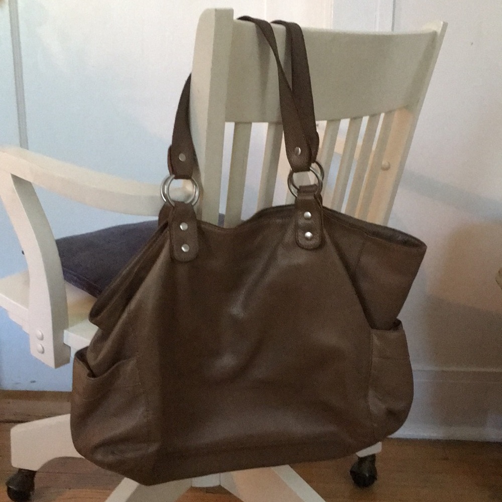 Garnet Hill Leather Bag